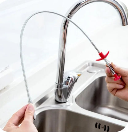 ClawClean™ Drain Clog Remover – Flexible 4-Claw Grabber Tool for Sinks & Pipes