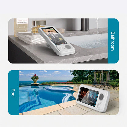 MistBox™ Waterproof Shower Phone Holder & Bluetooth Speaker
