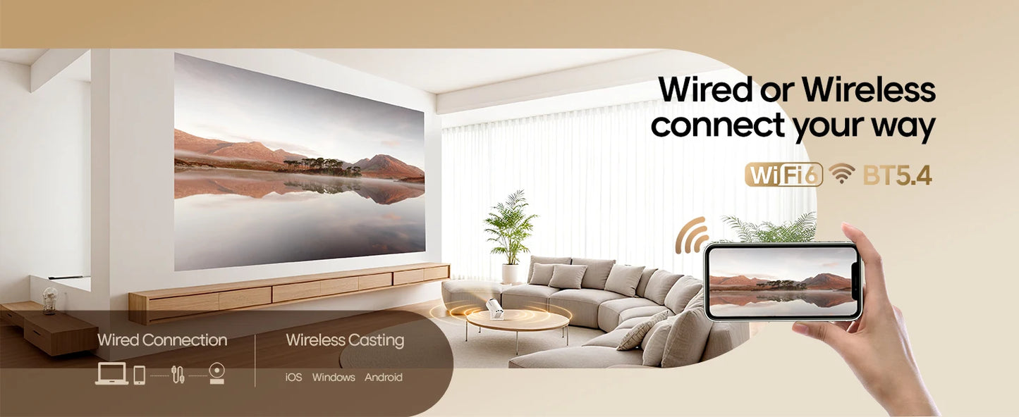 Magcubic™ HY300 Pro 8K Smart Projector