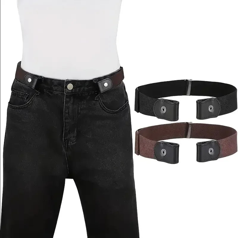 FlexFit™ No-Buckle Belt – Invisible Stretch Fit for All-Day Comfort