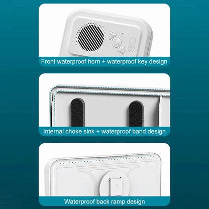 MistBox™ Waterproof Shower Phone Holder & Bluetooth Speaker