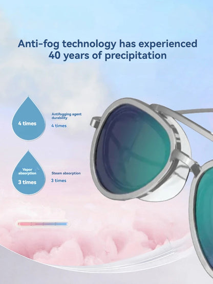 AquaVue™ Retro Sunglass Goggles – Full View Anti-Fog Swim Goggles