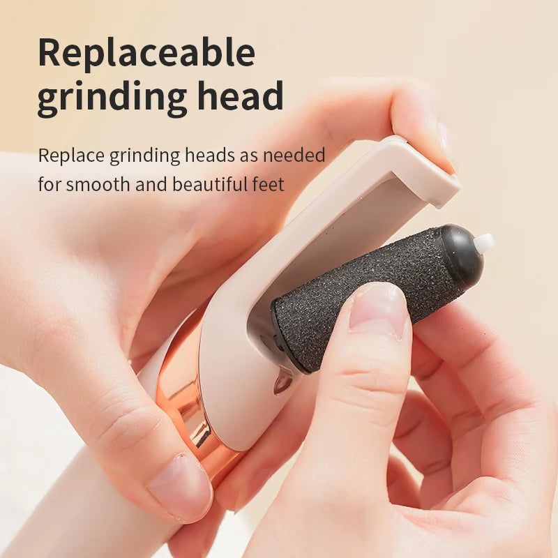 Veloura™ Electric Foot Grinder — Dual-Head Rechargeable Callus Remover
