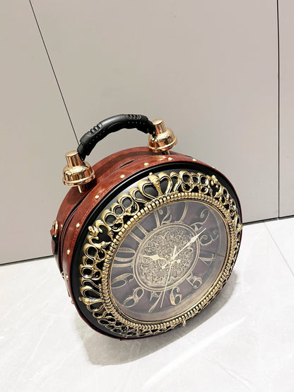 Chrona™ Retro Timepiece Crossbody Bag