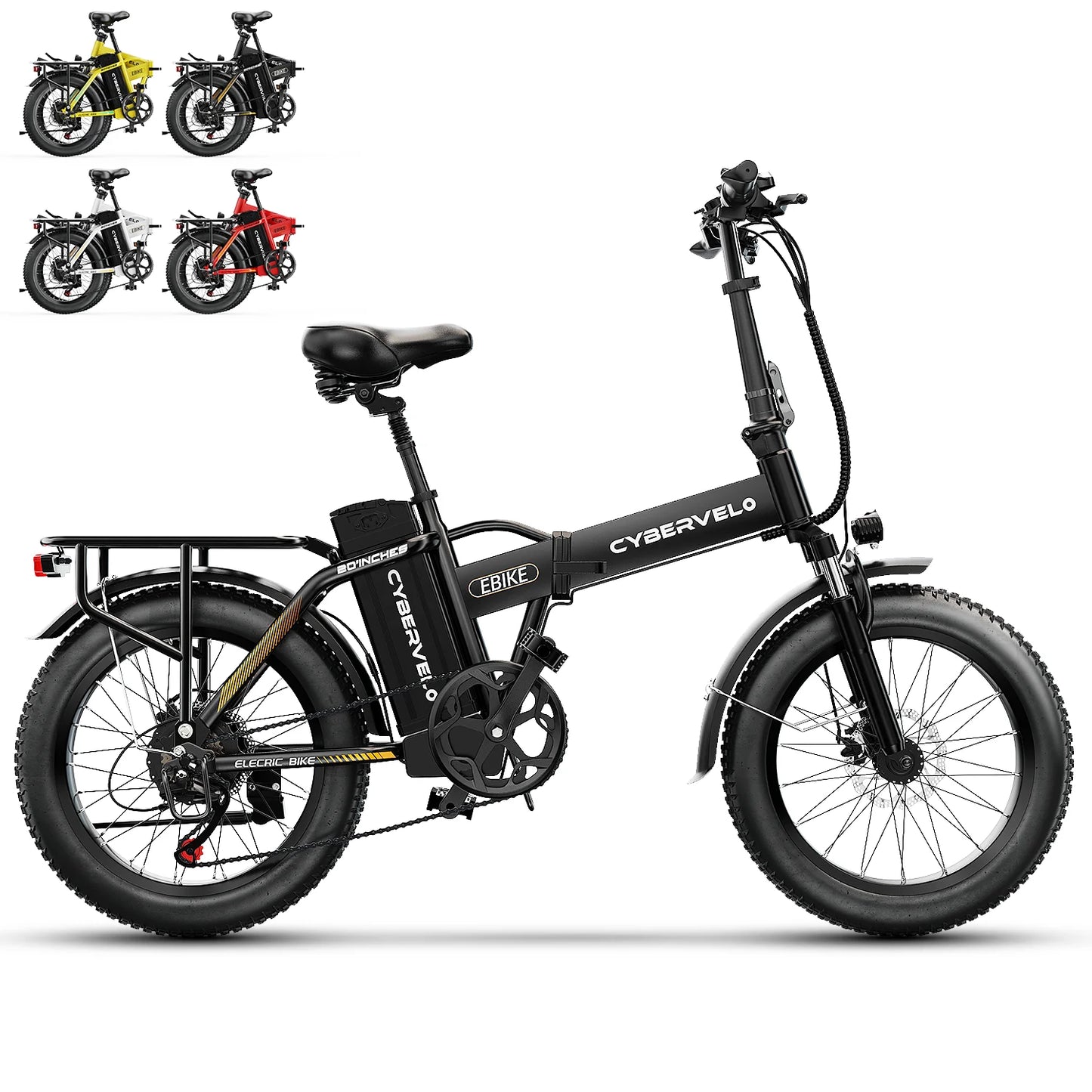 Cybervelo EK4 1000W Folding Electric Bike