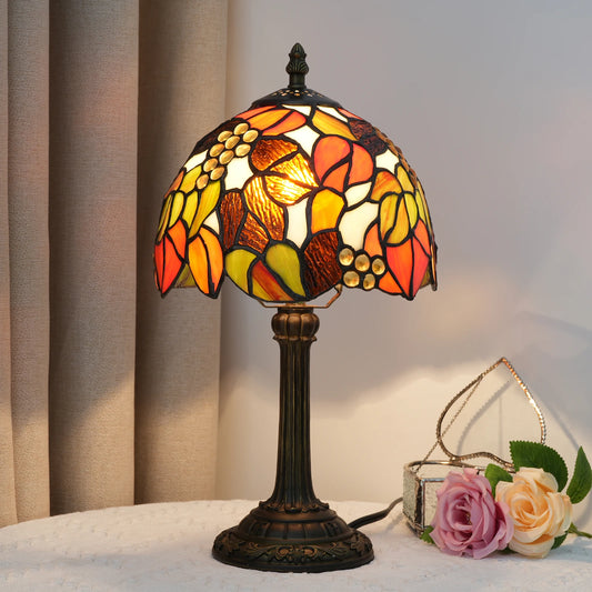 LumaVitra™ Vintage Stained Glass Table Lamp