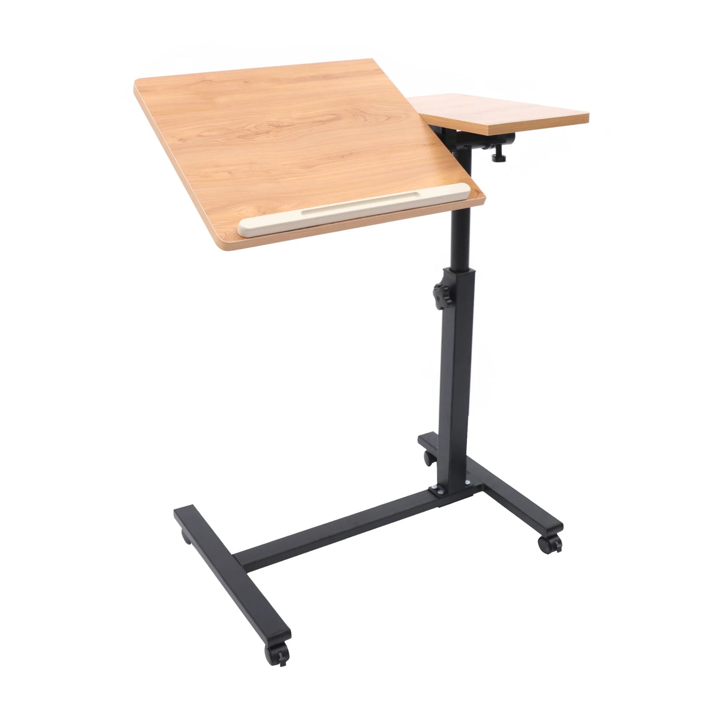 GlideDesk™ – Adjustable Rolling Laptop Desk | Mobile Workstation for Home & Office