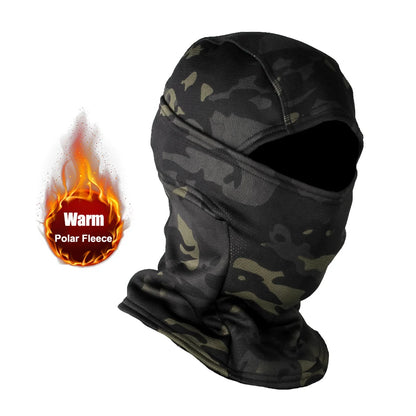 FrostGuard™ Tactical Fleece Balaclava – Cold-Proof Full Face Mask