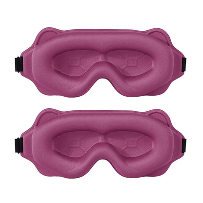 Restora™ 3D Sleep Mask – Soft, Breathable Eye Shade for Travel & Nighttime Use | 100% Light Blocking