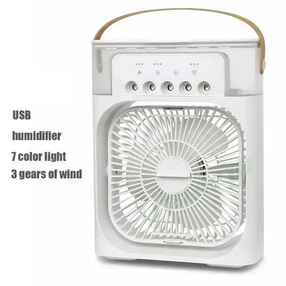 Mistora™ 3-in-1 Portable AC Fan – Air Cooler, Humidifier & LED Night Light