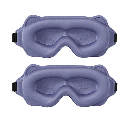 Restora™ 3D Sleep Mask – Soft, Breathable Eye Shade for Travel & Nighttime Use | 100% Light Blocking