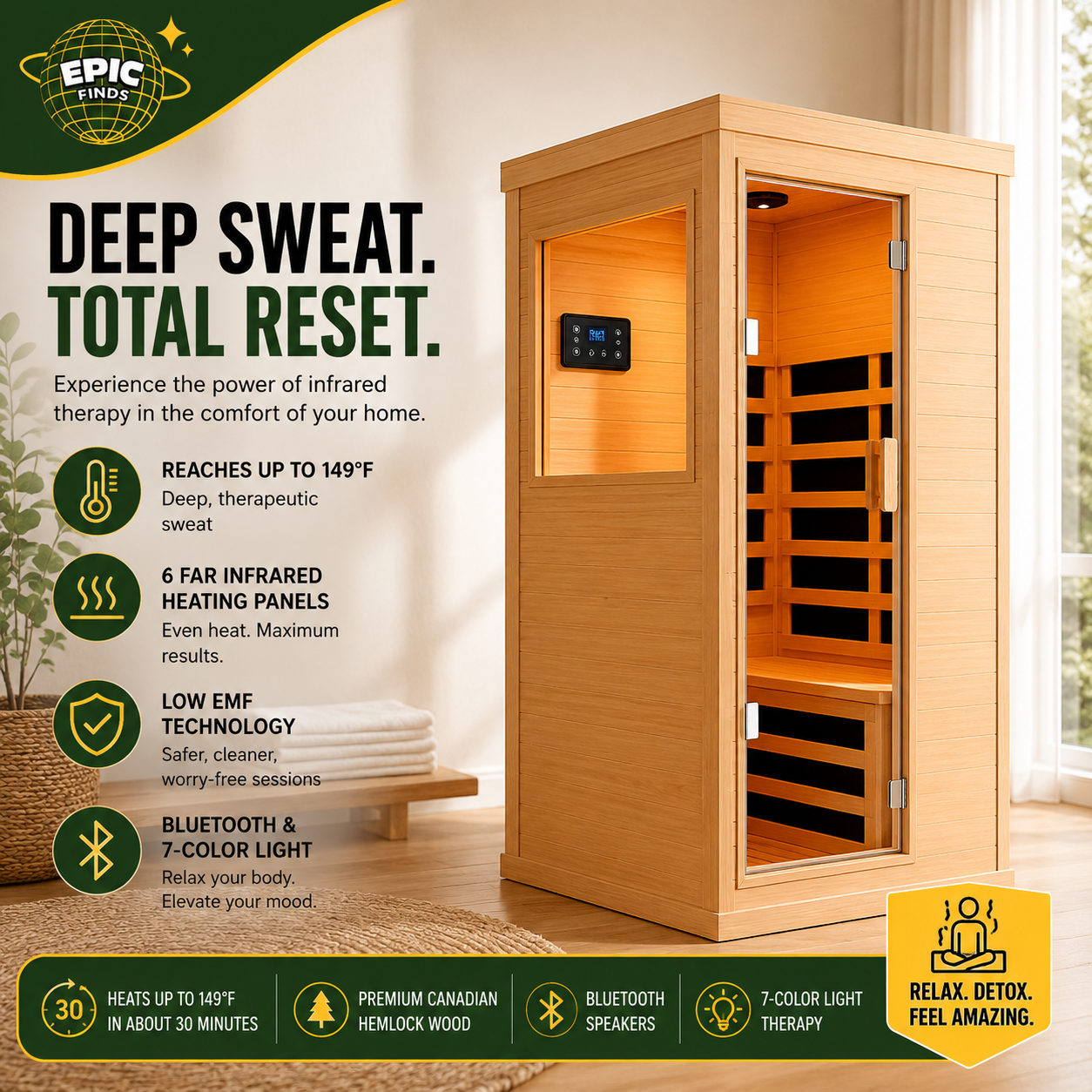 Elite Far Infrared Sauna