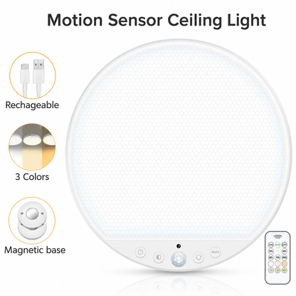 LumaSense™ Magnetic Motion Sensor Ceiling Light