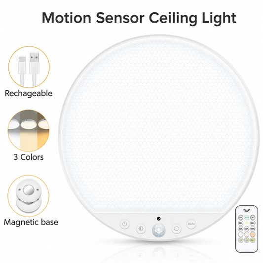 LumaSense™ Magnetic Motion Sensor Ceiling Light