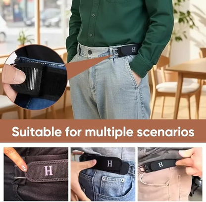 Invisible No-Buckle Belt