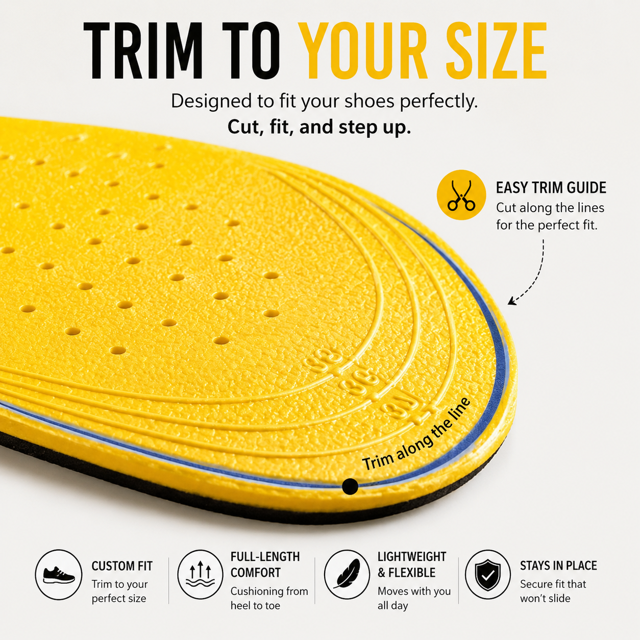 StealthLift™ Height Increase Insoles | Invisible Lift | All-Day Comfort