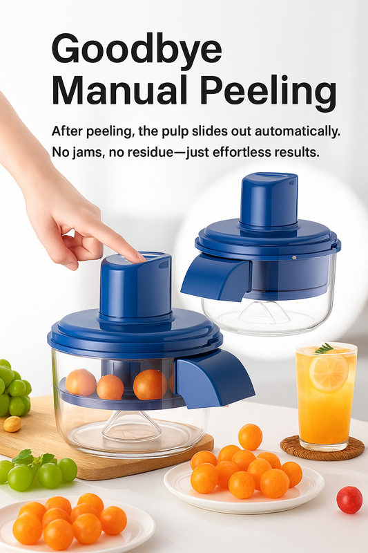 PeelPro™ Electric Grape Peeler – Hands-Free Fruit Skin Remover