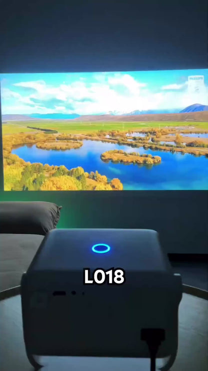 Magcubic™ L018 4K Smart Projector – Portable Home Cinema, 650 ANSI Brightness