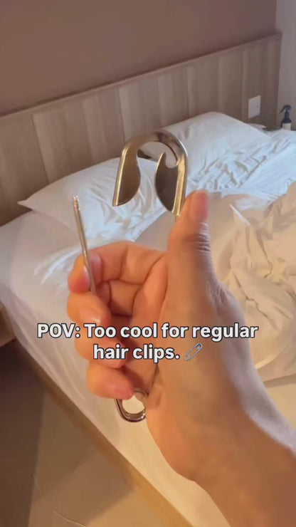 SleekPin™ Large Metal Hair Pin – Effortless Bun in Seconds