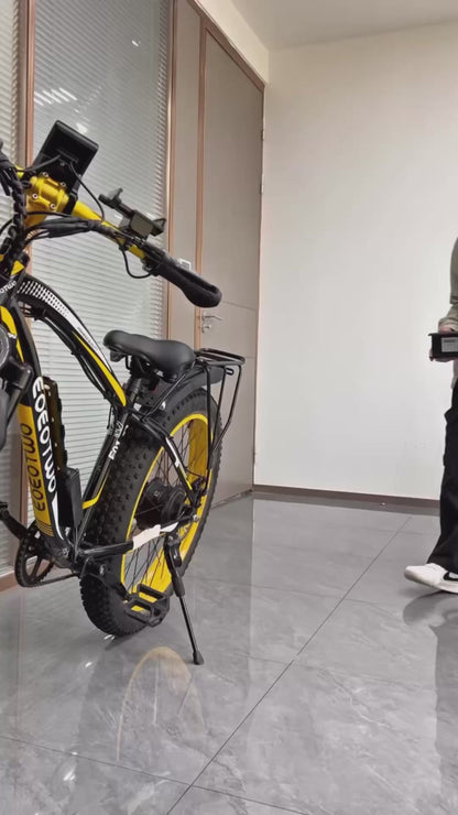 EOEOTWO™ 34 MPH High-Speed Electric Bike – 1500W Fat-Tire Power