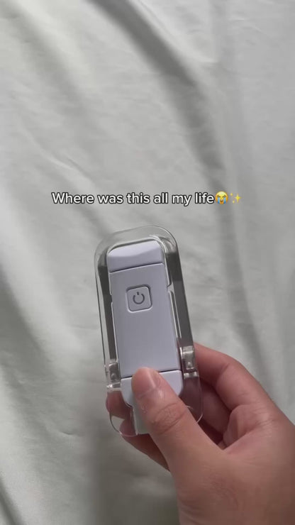 LumaClip™ – USB Rechargeable LED Book Light with Eye Protection & Portable Clip Design