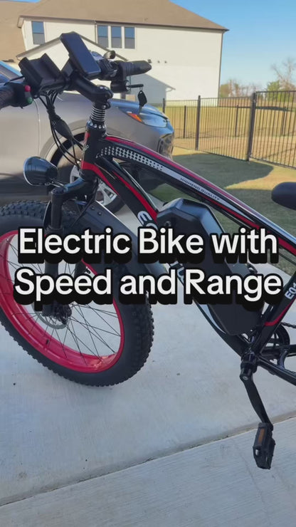 EOEOTWO™ 1500W High-Speed Electric Fat Tire Bike – 34MPH Power Ride