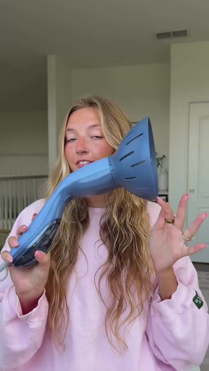 InfinitiPRO Steam Therapy Hair Steamer – Portable Curl Hydration & Volume System with 7" Diffuser