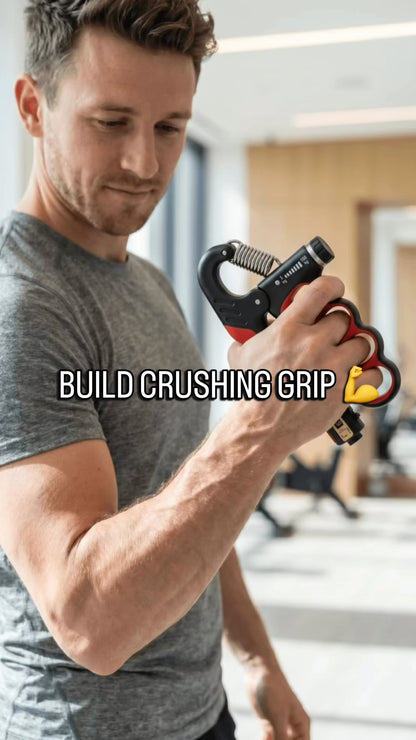 SteelFlex™ Adjustable Grip Trainer – 11–220 lbs Hand Strength Builder