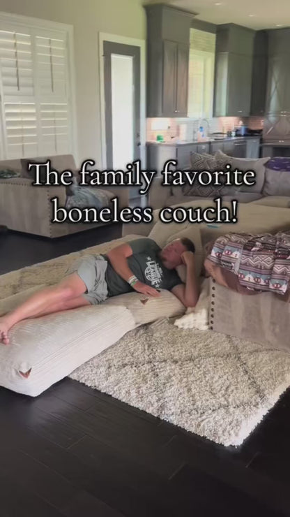 NestLounge™ Convertible Chair Bed – Plush Fold-Out Lounge Chair