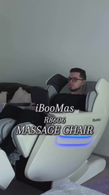ZenRelief™ R8606 Luxury AI Full-Body Massage Chair