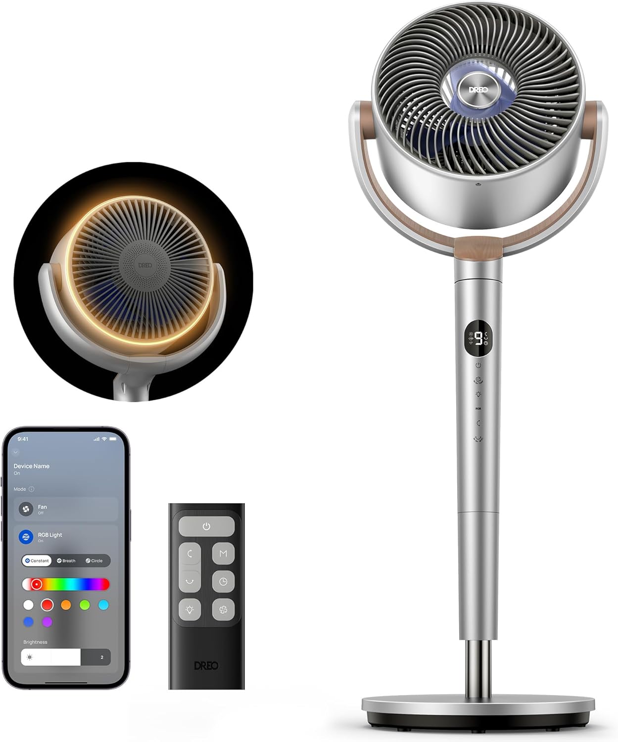 Dreo™ Smart Cooling Fan – Ultra Quiet, Feels Like AC