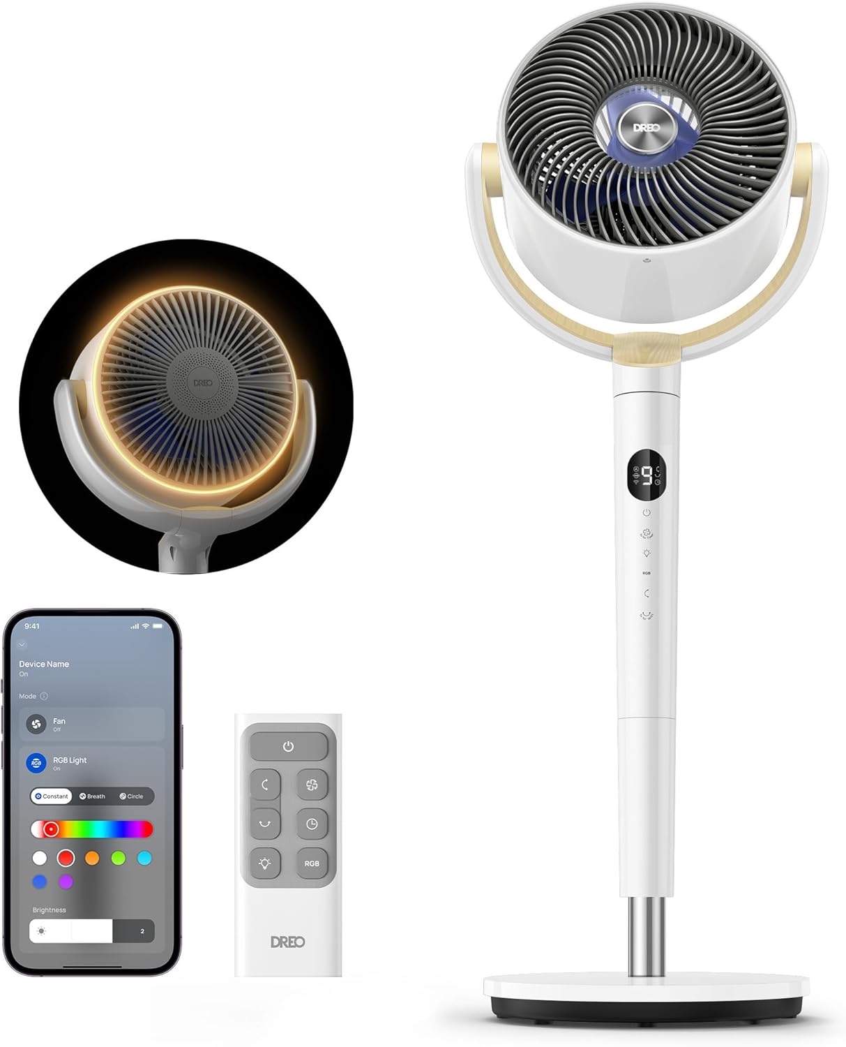 Dreo™ Smart Cooling Fan – Ultra Quiet, Feels Like AC